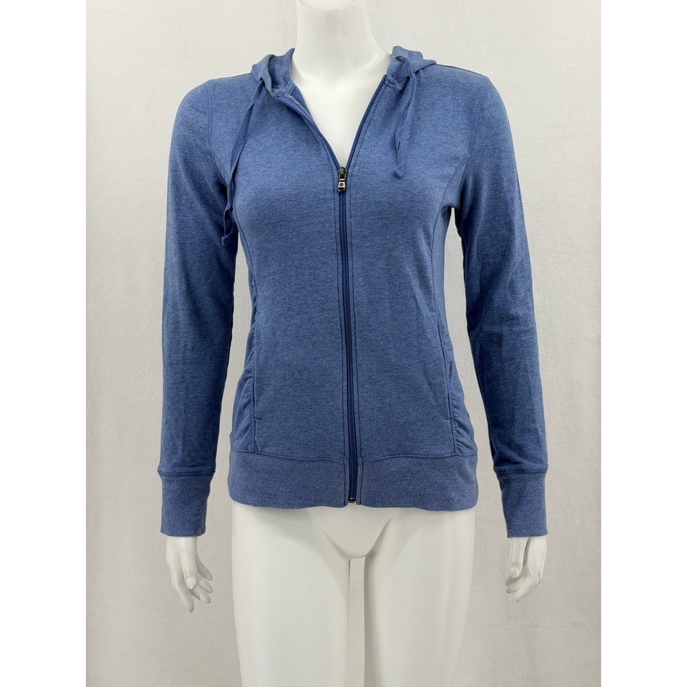 Tek Gear Jacket Womens Small Blue Full Zip Hoodie Athleisure Sporty Casual Gym